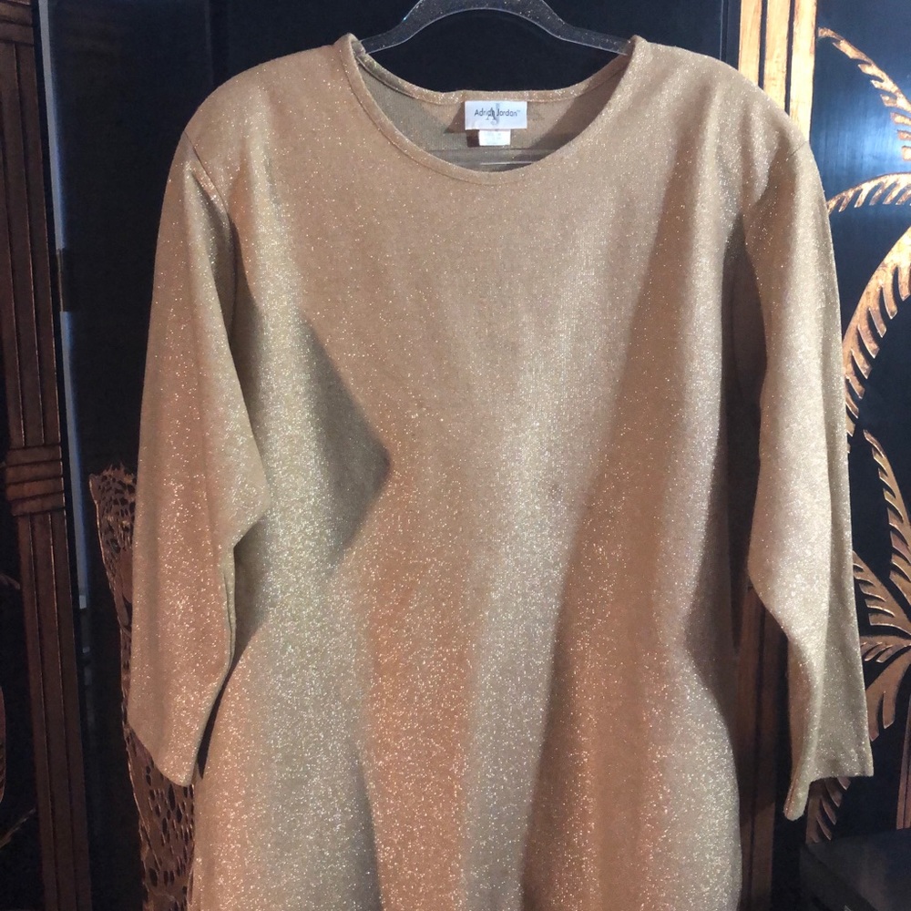Gold Glitter Sweater- Size 22/24